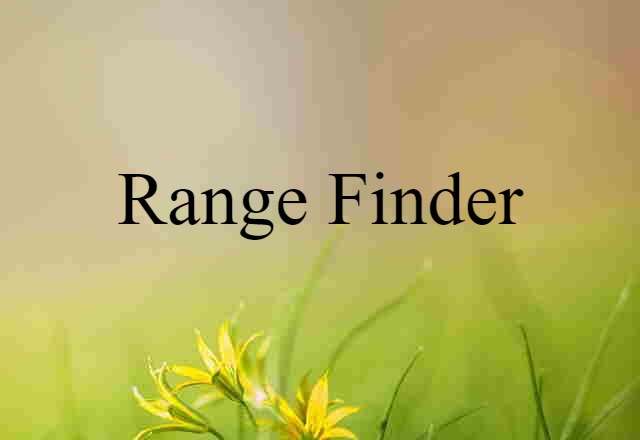 range finder