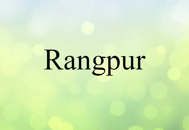 rangpur