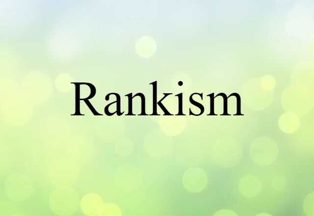 rankism