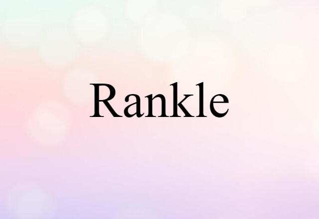 rankle