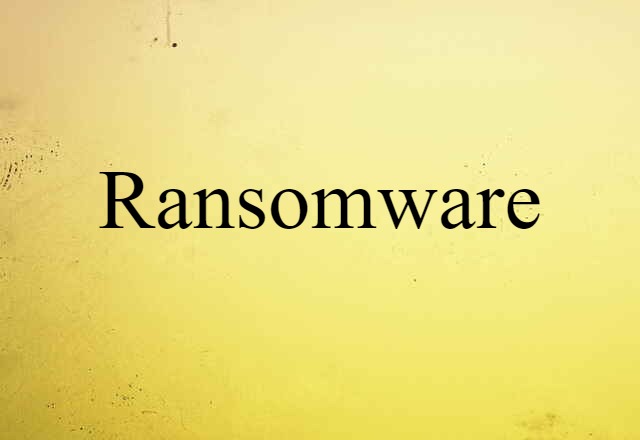 ransomware