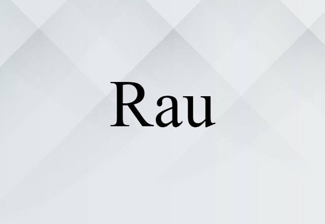 Rau