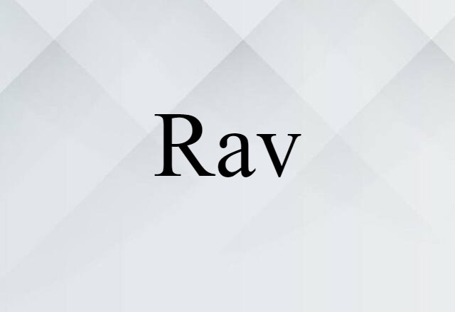 Rav