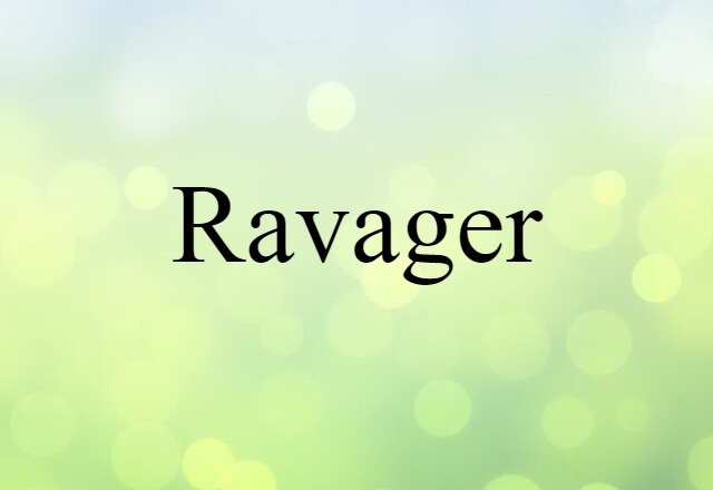 Ravager (noun) Definition, Meaning & Examples