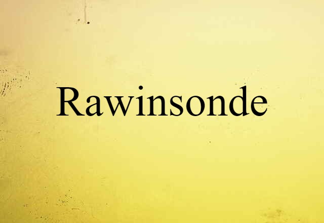 rawinsonde