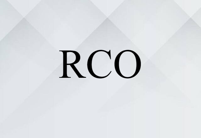 RCO