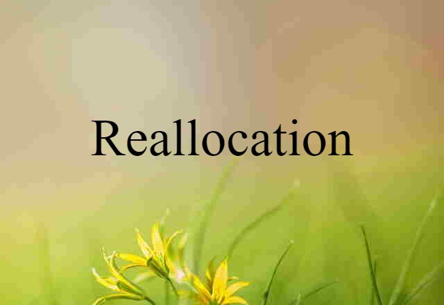 reallocation