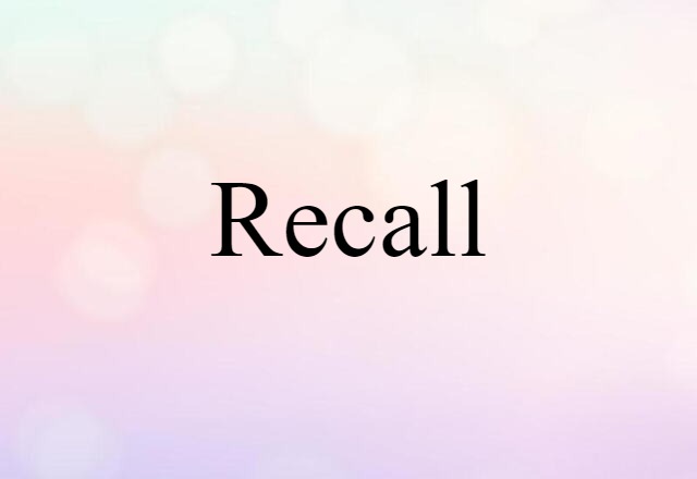 recall