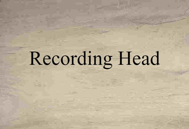 recording head