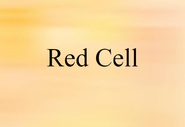 red cell