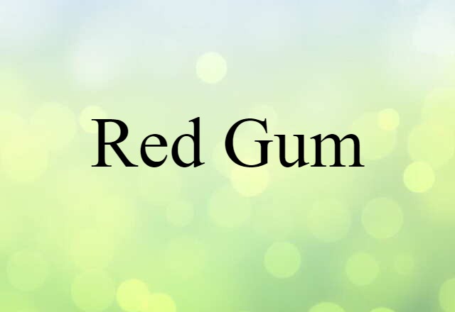 red gum