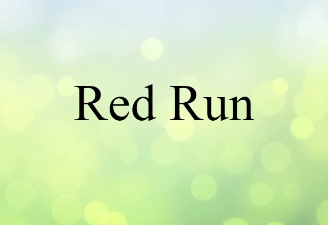 red run