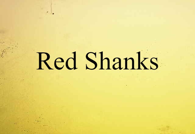 red shanks