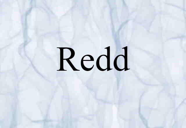 Redd (noun) Definition, Meaning & Examples