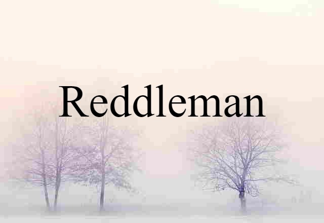 reddleman