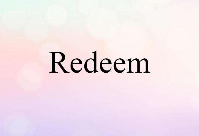 redeem