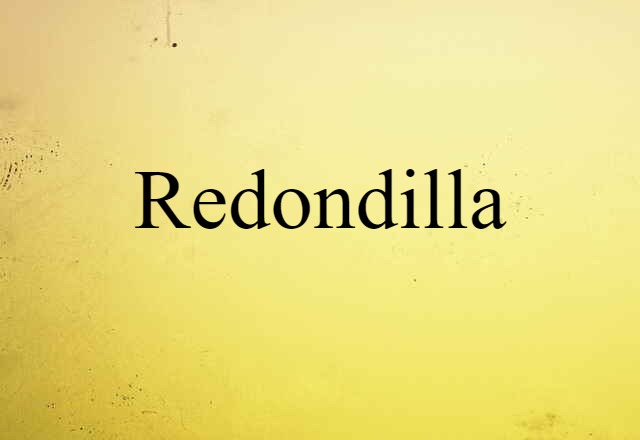 redondilla