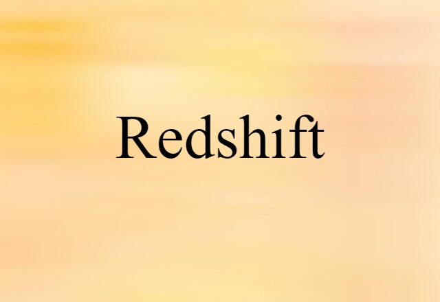 redshift