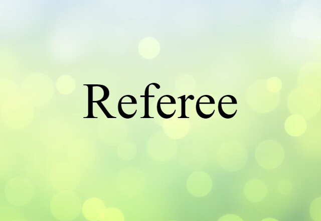 referee