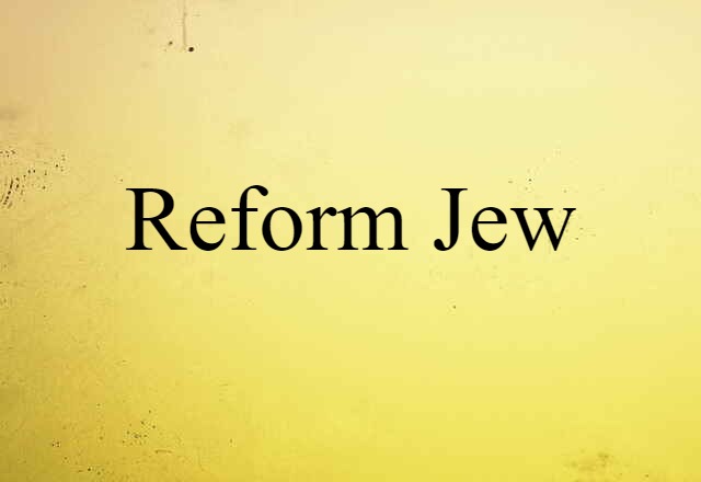 Reform Jew