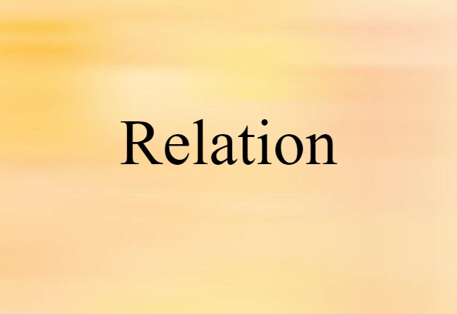 relation