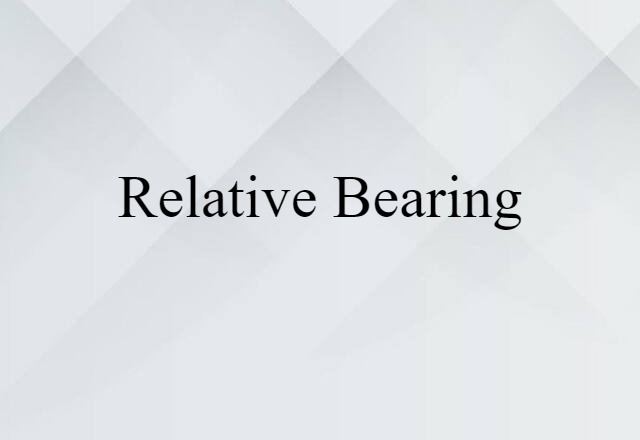 relative bearing