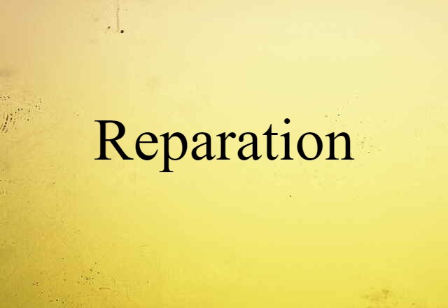 reparation