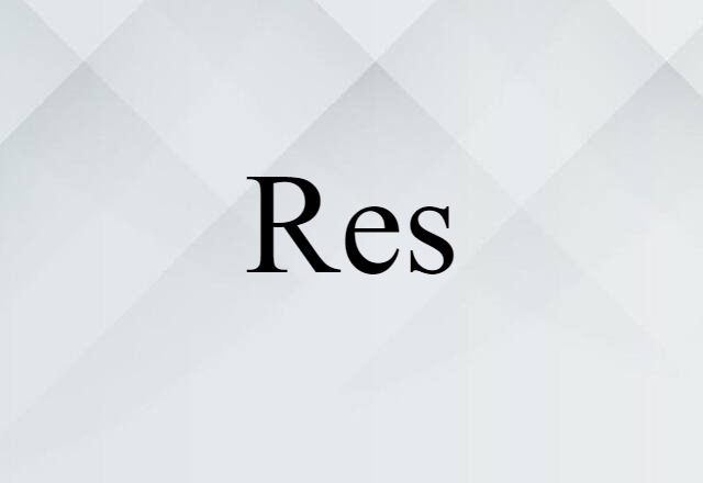 res