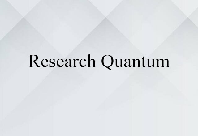 research quantum