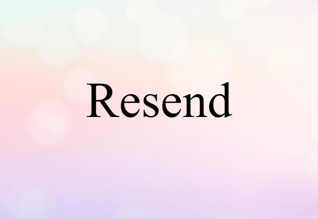 resend