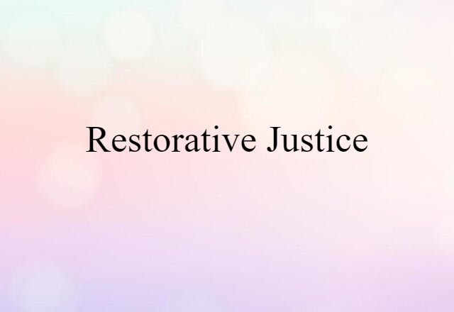 restorative justice