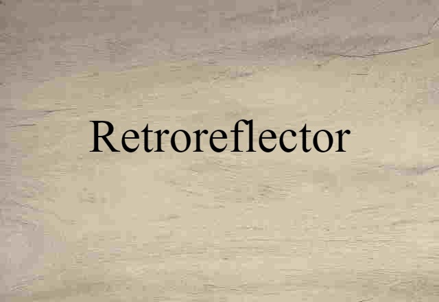 retroreflector