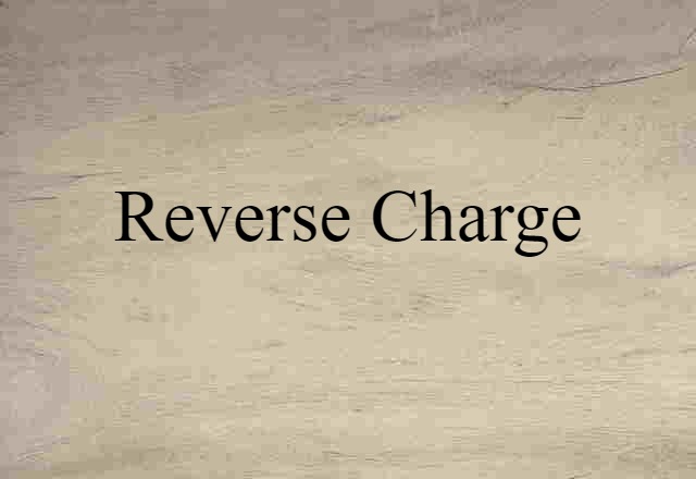 reverse-charge