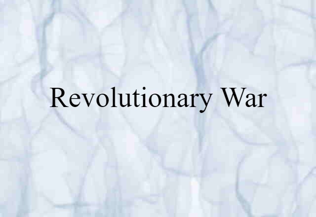 Revolutionary War