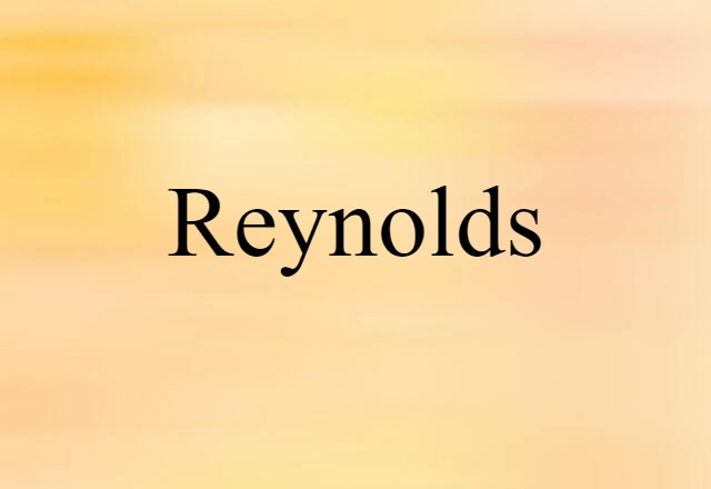 Reynolds