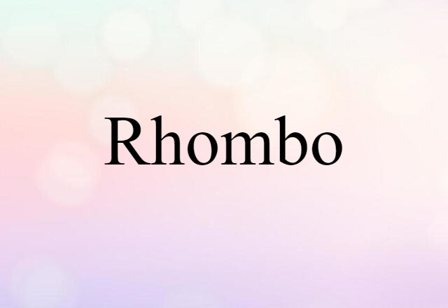 rhombo