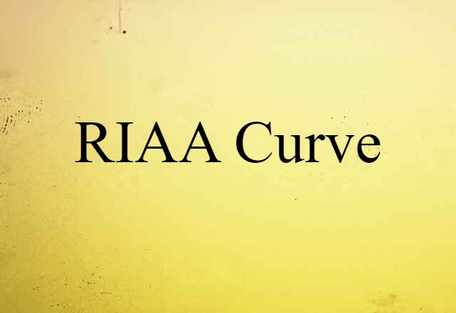 RIAA curve