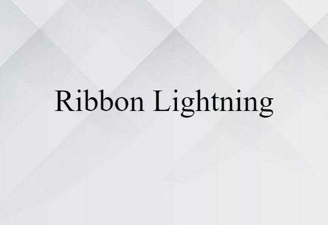 ribbon lightning