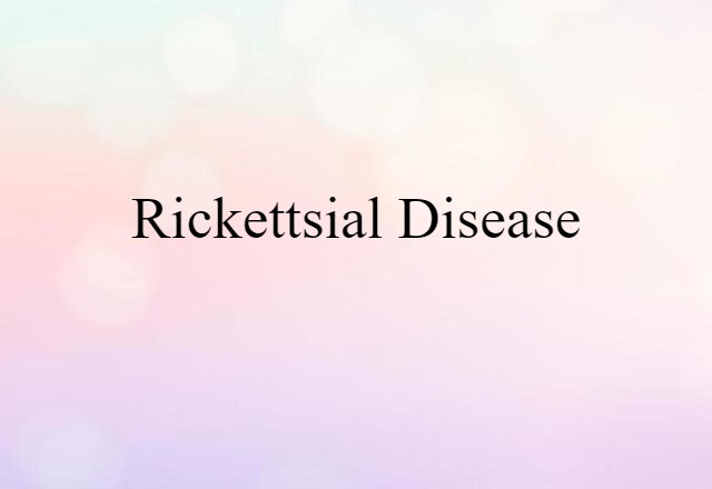 rickettsial disease