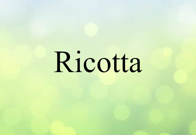 ricotta