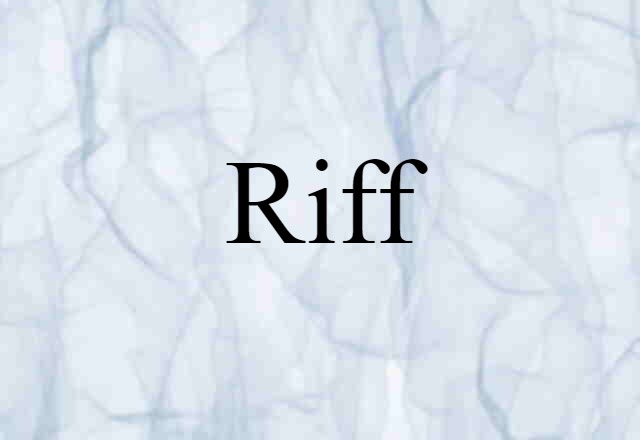 riff