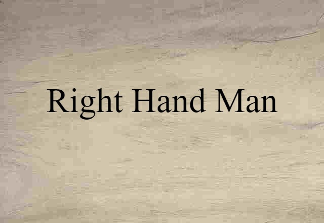 right-hand man