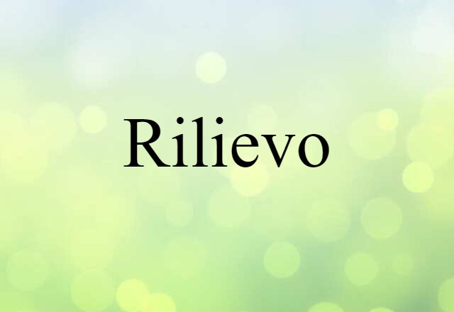 rilievo