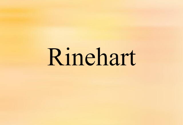 Rinehart