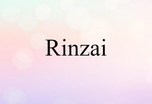 Rinzai