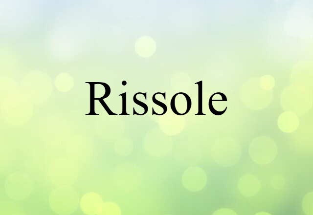 rissole