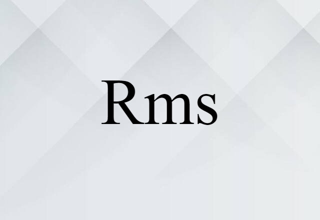 rms