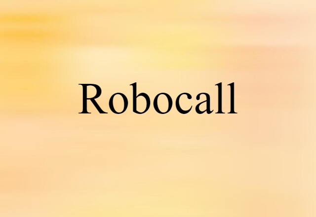 robocall