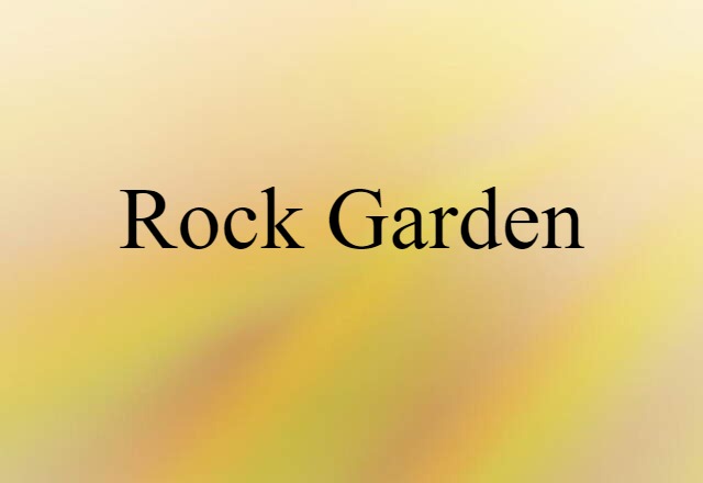 rock garden