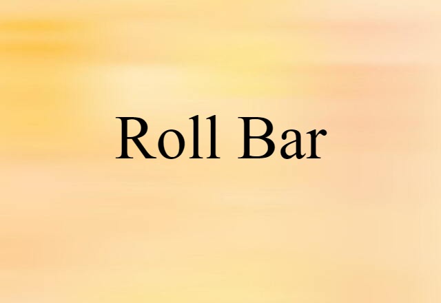 roll bar